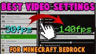 Best FPS Boost settings for MCPE || Get 100+ FPS on 2GB Ram mobile