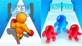 looking good 🥈📣 Join blob clash 3D Vs Level up runner Android ios gameplay adventure walkthrough 🔥🔥
