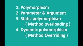 C# in Urdu/Hindi Polymorphism method Overloading Overriding Lecture12