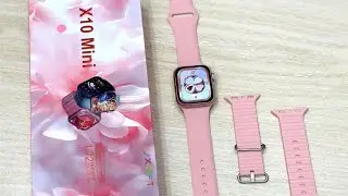 X10 Mini Smart Watch 38mm Slim Size Ladies Collection Full Screen Display 