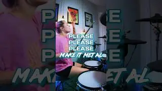 PLEASE PLEASE PLEASE but METAL #drums #drumcover #shorts