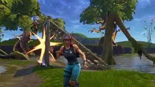 No-look C4: Fortnite replay cinematic test