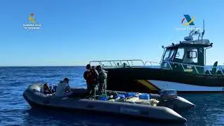 Persecuci&oacute;n en altamar y captura de tres narcos con 1,6 toneladas de droga