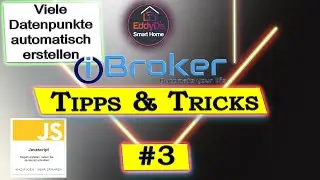 ioBroker Vis Tipps & Tricks #3 Re-Uploaded [ SmartHome Smart Home Steuerung Datenpunkte Variable]