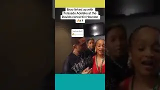 Enzo meets Davido&rsquo;s cousin FOLA #davido #dmw #30bg #rynenzo #nigeria #enzo