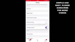 HOW TO SHOW OR HIDE YOUR PROFILE PHOTO IN VIBER APP (IOS)