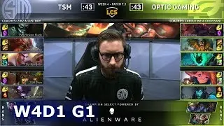 TSM vs OPT | Week 4 Day 1 S9 LCS Spring 2019 | TSM vs OpTic Gaming W4D1