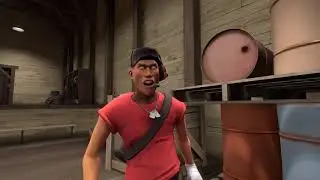 [SFM] Scout Looks At a Cardboard Cutout