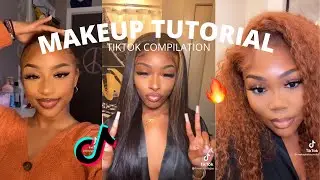 BLACK GIRL MAKEUP TUTORIAL | TIKTOK COMPILATION #tiktokcompilation #compilation #makeup #blackgirl