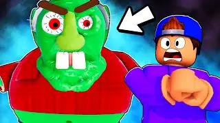 ROBLOX ESCAPE EVIL ZOMBIE GRANDPA OBBY!