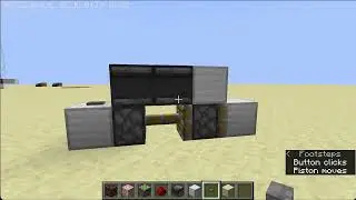 Simple Minecraft Horizontal Double Piston Extender Java 1.20