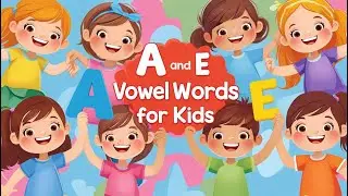 Learn 3-Letter A & E Vowel Words | Fun Spelling Practice for Kids 🔤Let’s Read!