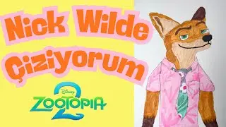 NICK WILDE Nasıl &Ccedil;izilir🦊ZOOTOPIA 2 Karakterleri &Ccedil;iziyorum🧡