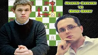 Magnus Carlsen vs Sipke Ernst | Wijk aan Zee 2004
