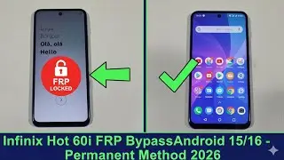 Infinix Hot 60i FRP Bypass Android 15/16 Permanent Method 2026 | No PC