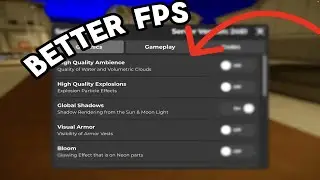 Best Setting For War Tycoon (FPS boost)