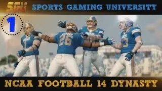 NCAA Football 14: SGU Gamers Dynasty EP1 (Teambuilder Dynasty)