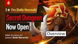 Summoenrs War - Secret Dungeon - Fire Battle Mammoth