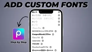 How to Add Custom Fonts in PicsArt App (Hindi) | Easy Step-by-Step Tutorial