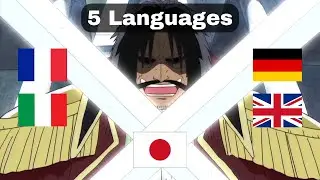 ROGER'S LAST WORDS in 5 languages | ONE PIECE IN DIFFERENT LANGUAGES
