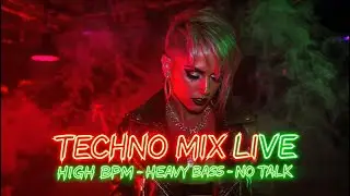 🚀 Techno Mix Live &ndash; High BPM &bull; Heavy Bass &bull; No Talk