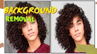 Remove Curly Hair Image Background