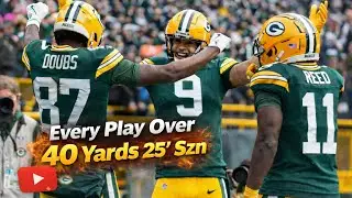 Every Packers Play Over 40 Yards (2025 Season)