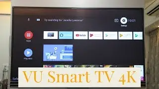 #VU VU Smart Google Android TV 4k , 55 inches  (140 cm) 55SU134 , Unboxing & Specs - Part 1