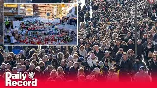 Switzerland bar fire: Hundreds march in silence to honour victims