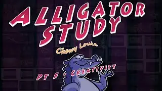 How to draw & paint an Alligator Cartoon character, creatively Pt5  #alligator #art #cartoon