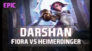 Darshan as Fiora vs Heimerdinger - S8 TOP Ranked Gameplay