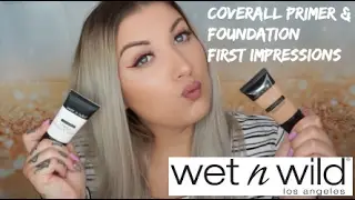 ★FIRST IMPRESSIONS/WEAR TEST WET N WILD COVERALL PRIMER+FOUNDATION★