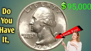 The 1969 Washington quarter is composed of a copper-nickel clad