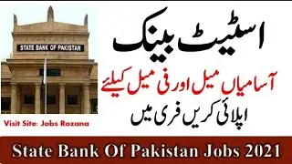 State Bank Of Pakistan Jobs 2021-SBP Jobs 2021-Download Application Form