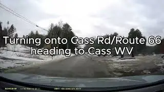 Driving Potomac Highland Trail/92 to Cass West Viginia