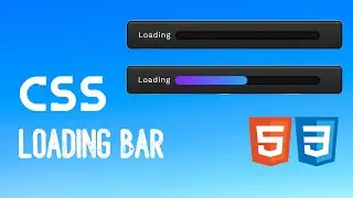 CSS Loading Bar Animation | HTML & CSS
