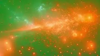 ✨ PARTICULAS LUMINOSAS en movimiento pantalla verde ✨ [ Sparkles green screen ] ✨