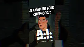 AI Animated Your Childhood!? #history #animation #cartoon #toys #80s