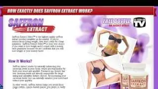 Saffron Extract Reviews - Does Saffron Extract Really Work ?