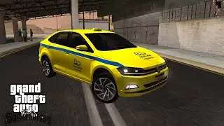VOLKSWAGEN VIRTUS 2019 T&Aacute;XI RIO CIDADES RJ (ImVehFt) GTA SAN ANDREAS