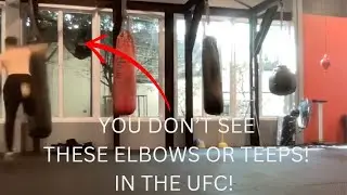How To Throw Elbows Muay Thai (Kratos Elbow Flow)