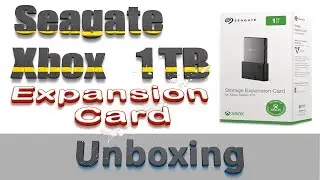 Seagate Storage Expansion Card 1TB do Xbox Series X|S (STJR1000400) - Unboxing