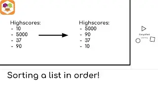 How to sort a list in MIT App Inventor (Sorting values out from highest to lowest!)