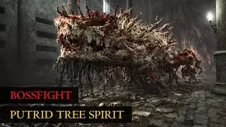 ELDEN RING | BOSSFIGHT PUTRID TREE SPIRIT | gameplay