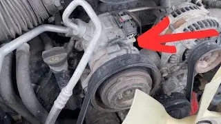 A/C Compressor Dodge Dakota 3.7L 2005-2011 Location and Replacement