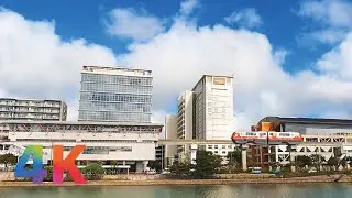 4K HDR 24fps | I walked through Onoyama park to Oroku Station with iced coffee in Okinawa of Japan