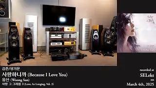 Woong San - Because I Love You~ Kharma Elegance dB7-S | darTZeel CTH-8550 MkII | MSB | Memory Player