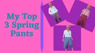 TOP 3 SPRING PANTS FOR BEGINNER SEWISTS