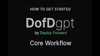 DofDgpt.com Ai Government Contract Discovery / Core Workflow