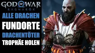 God of War Drachenrüstung herstellen Trophäe Drachentöter Alle Drachen Fundorte